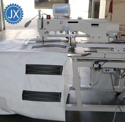 Automatizado semi suspendió la lubricación automática enorme JX3045 de la máquina de coser del bolso