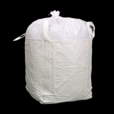 Plástico blanco tejido recicló Eco que el bulto amistoso empaqueta 2ton los 90×100×120cm